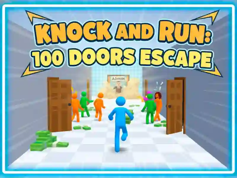 Игра Чукнете и трчајте. 100 Doors Escape онлајн