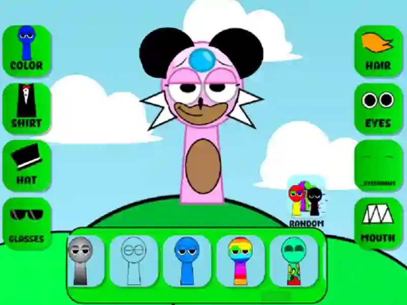 Игра Sprunks: Создадете карактер онлајн