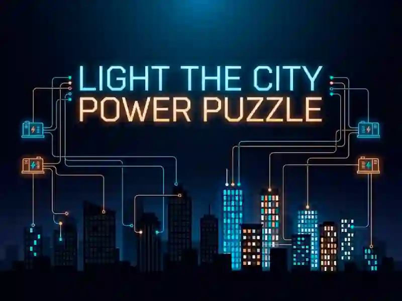 Игра Light the City Power Puzzle онлајн