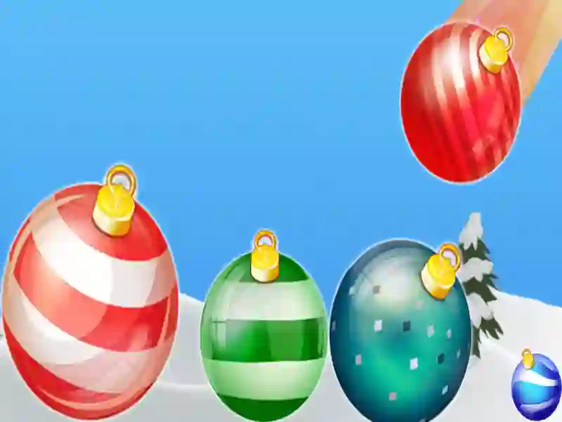 Игра Загатка: Комбинирајте ги новогодишните топки! онлајн