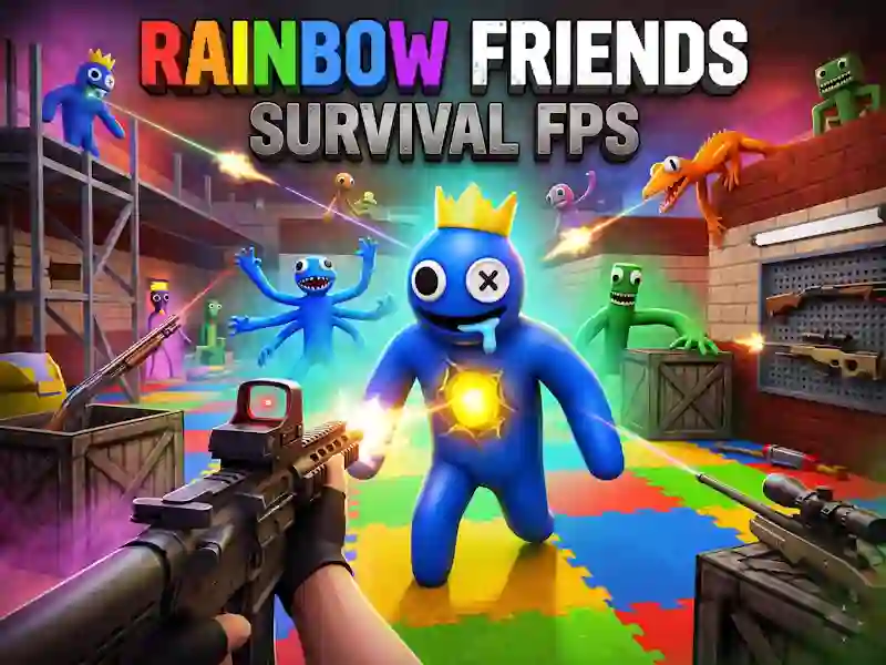 Игра Rainbow Friends Survival FPS онлајн