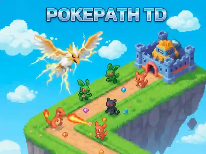 Игра Pokemon Path: Tower Defense онлајн