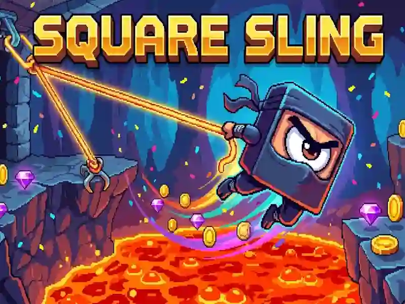 Игра Square Sling онлајн