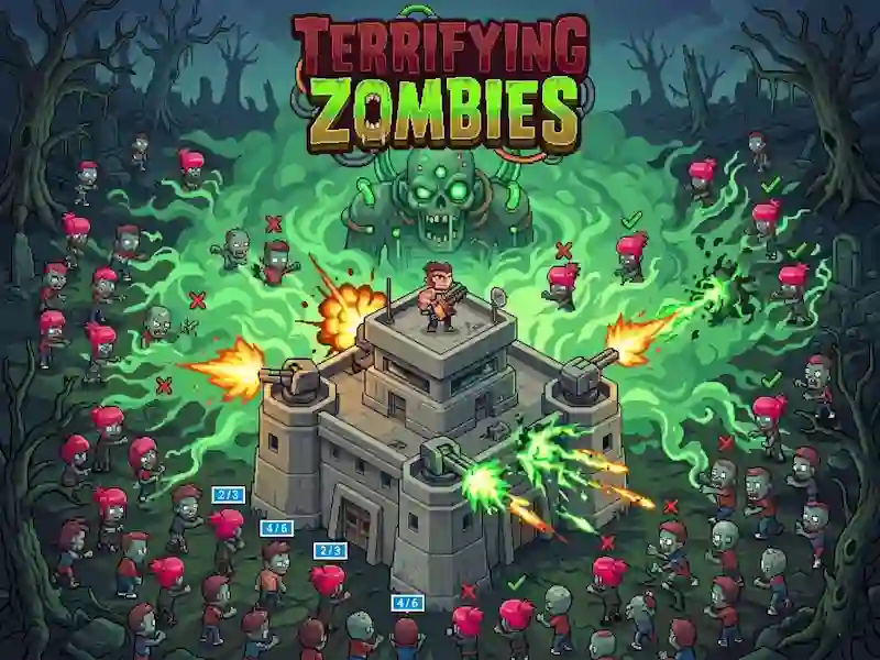 Игра Terrifying Zombies онлајн