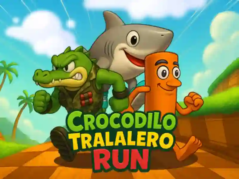 Игра Crocodilo Tralalero Run онлајн