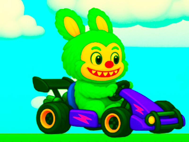 Игра Labububa Karting онлајн