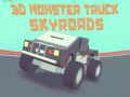 Игра 3D Монстер Трак Skyroads онлајн
