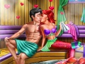Игра Флирт во сауната на русалките онлајн
