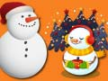 Игра Гравитација Снегулка Божик онлајн