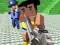 Игра GunGame војна за пушање: блоки гангстер онлајн