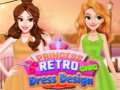 Игра Дизајн на фустан во ретро шик за принцеза онлајн