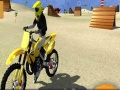 Игра Мотоциклистички Плажни Акробации онлајн