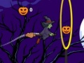 Игра Летачка вештерка Хелоуин онлајн