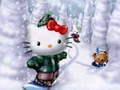 Игра Пъзл за Божиќ Hello Kitty онлајн