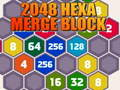 Игра 2048 Хекса Спаѓа Блок онлајн