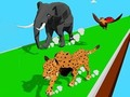 Игра Трка на Трансформација на Животни 3D онлајн
