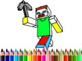 Игра Повраток во училиште: Minecraft бојат онлајн