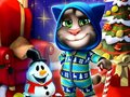 Игра Божиќни разлики со Том онлајн