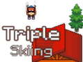 Игра Тројно Скијање 2D онлајн