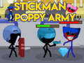 Игра Stickman против армијата Попи онлајн