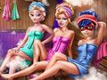Игра Супер девојки: сауна реален живот онлајн