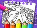 Игра Бојање на Циндерела онлајн
