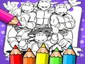 Игра Книга за бојадисување на Нинџа корњача онлајн