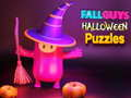 Игра Fall Guys: Хелоуин Пазл онлајн