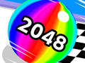 Игра Бег на Шарените Топки 2048 онлајн
