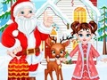Игра Божиќна забава со реното на Беби Тјалор онлајн
