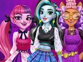 Игра Средношколска принцеза чудовиште каша  онлајн