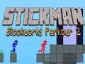 Игра Stickman Blockworld Parkour 2 онлајн