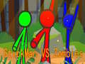 Игра StickMan Браќа против Зомби онлајн