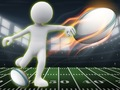 Игра Stickman Рагби Трчање и Удар онлајн