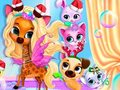 Игра Партија мехури за нега на домашни миленици онлајн
