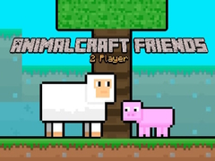 Игра AnimalCraft Пријатели 2 играчи онлајн