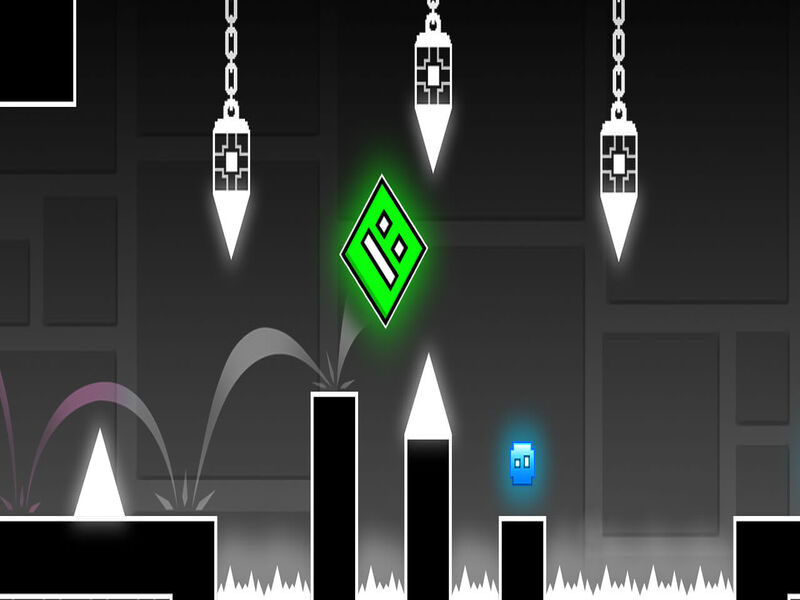 Игра Геометриски платформа онлајн