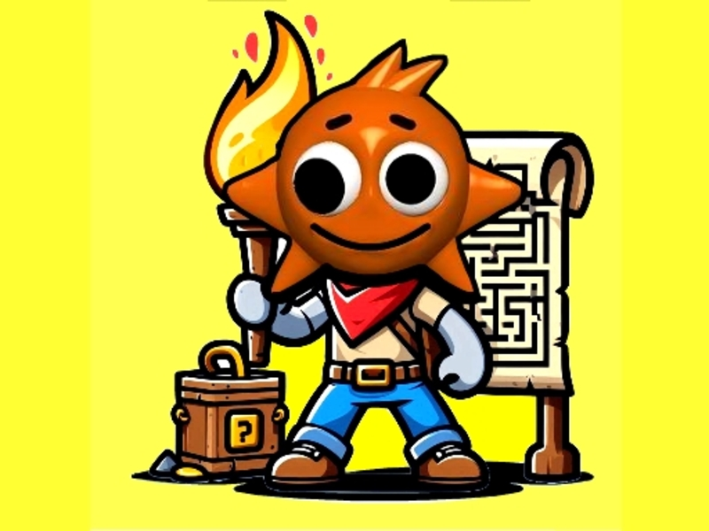 Игра Skrunks: факели во лавиринтот онлајн