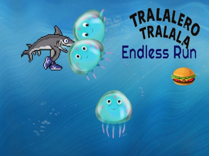 Игра Tralalero tralala бесконечно трчање онлајн