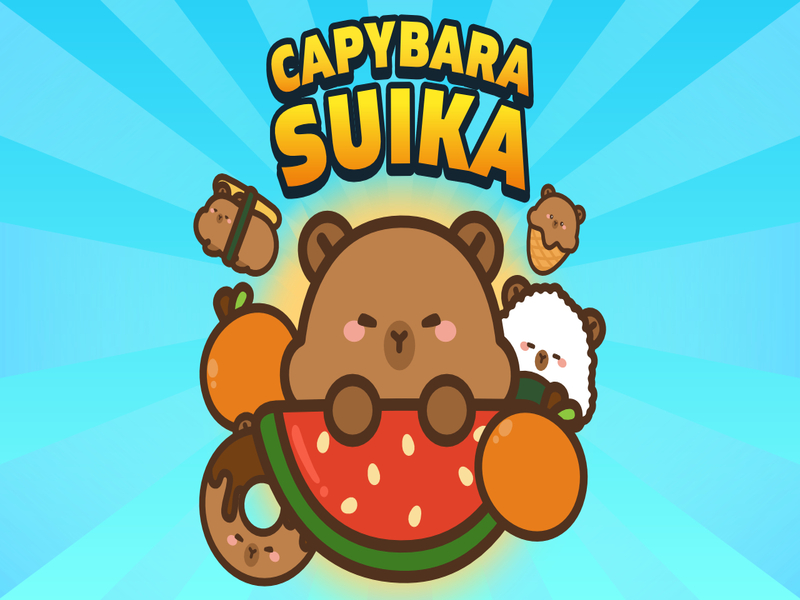 Игра Капибара: лубеница онлајн