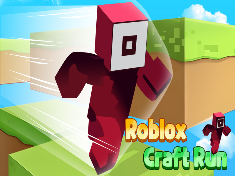 Игра Блок паркур. Roblox Craft Run онлајн